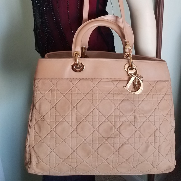 Christian Dior Extra large Lambskin Two way bag - Picture 8 of 16